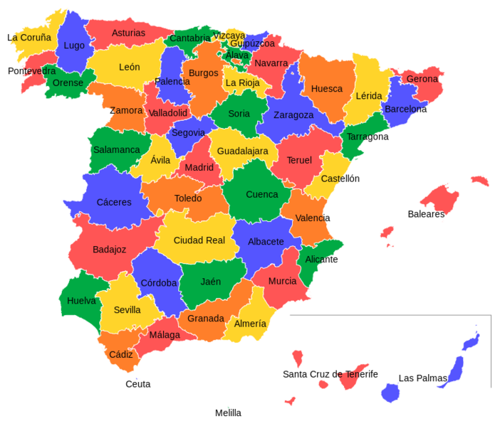 Provincias España